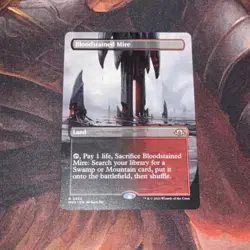 Bloodstained Mire X1 Mtg Modern Horizons 3 Nm Borderless - Image 1