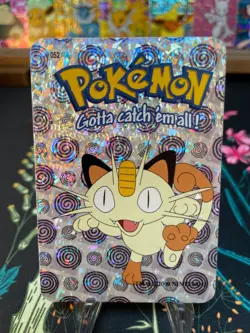 Meowth #52 - Vintage Vending Machine Prism Sticker 2000 - Pokemon Card - Image 1