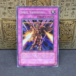 Yugioh Spell Vanishing DCR-101 1st Edition Super Rare NM - Image 1