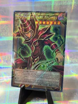 Yu-Gi-Oh! TCG Magician Of Dark Arkanes Custom Platinum Secret - Image 1