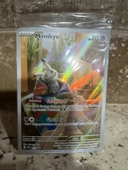 Mimikyu 075 Sv: Scarlet & Violet Promo Cards Holo Sealed - Image 2