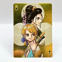 Nami Robin Kimono One Piece Golden Playing Cards Jump Festa Anime Manga Japan - Image 1