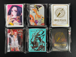 50 Sleeves Set of 6 One Piece Card Game Official Limited Unused - Image 2