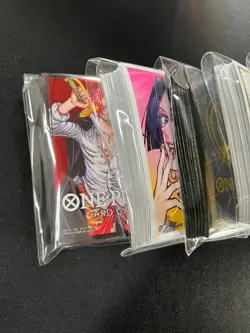 50 Sleeves Set of 6 One Piece Card Game Official Limited Unused - Image 4