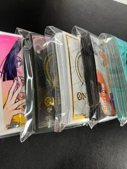 50 Sleeves Set of 6 One Piece Card Game Official Limited Unused - Image 5