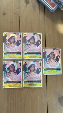 5x LOT Jewelry Bonney (108) OP13-108 SR Carrying On His Will One Piece TCG - Image 1