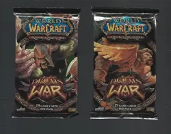 World of warcraft wow DRUMS OF WAR tcg sealed booster packs (2) - Image 1