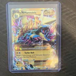 Mega M Manectric EX 120/119 Phantom Forces Secret Rare Holo Pokemon Card LP - Image 1