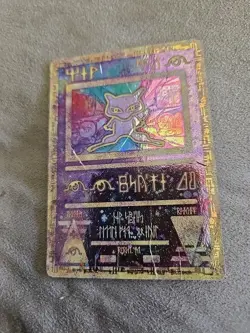 Pokemon TCG Ancient Mew Promo Card Poor Condition - Image 1