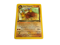 Team Rocket First Edition Dark Dugtrio #23 Vintage Pokemon Card - Image 1