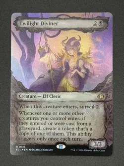 Twilight Diviner (Showcase) Foil Lorwyn Eclipsed 315 R NM MTG - Image 1