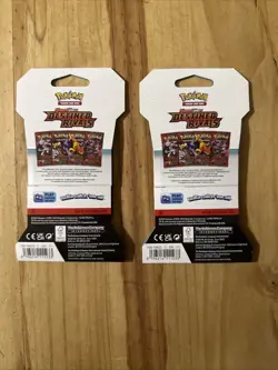2X Pokemon TCG Scarlet & Violet Destined Rivals Sleeved Booster Packs Sealed - Image 2