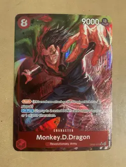 2024 One Piece Monkey D Dragon OP07 SR Alt Art English OP07-015 NM/M - Image 1