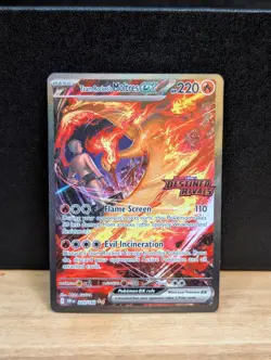 Pokemon TCG Team Rockets Moltres EX Destined Rivals Stamped Promos Card 229/182 - Image 1