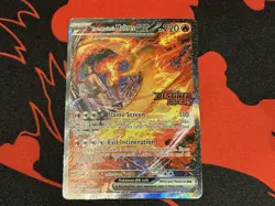 Pokemon TCG Team Rockets Moltres EX Destined Rivals Stamped Promo Card 229/182 - Image 2