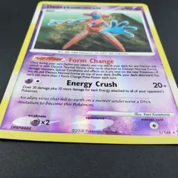 Pokemon Deoxys Normal Forme LV50 Legends Awakened Card 1/146 Reverse Holo LP - Image 2