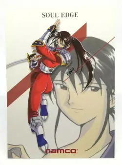100 Taki Soul Edge Namco Official Collection Card EPOCH trading - Image 1