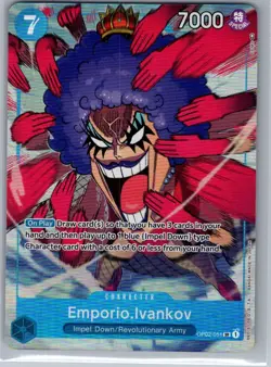 Emporio.Ivankov (Alt Art) OP02-051 English Paramount War - One Piece Card - NM - Image 1