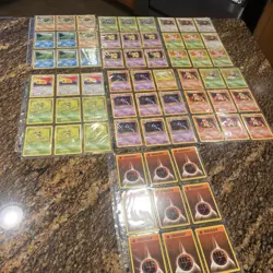 Vintage Bulk Base Cards Pokemon Card Lot 1990’s Pokemon Cards Lot E - Image 1