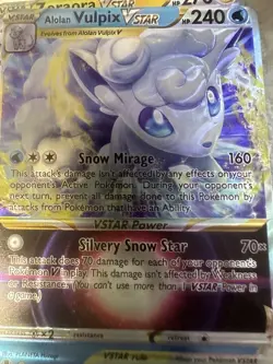 Vulpix VSTAR Shiny 🕺Fan Art🕺Holo Card Limited Edition New Back👀 - Image 1