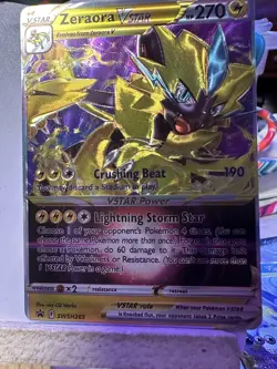 Zeraora VSTAR Shiny 🕺Fan Art🕺Holo Card Limited Edition Collectable Card - Image 1