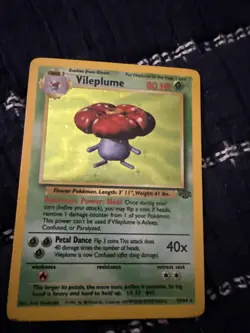 Pokemon TCG Vileplume 15/64 Holo Rare Unlimited Card Jungle 1999 HP - Image 1
