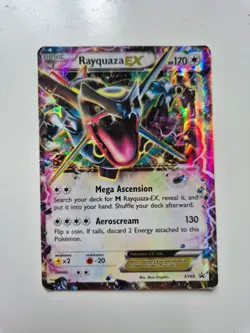 Rayquaza EX FULL ART XY69 Pokemon TCG Card Holo Black Star Promo 2015 HP - Image 1