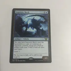 Magic the Gathering MTG Card: Imposter Mech Artifact Vehicle 2022 - Image 1