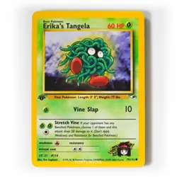 Pokemon - Erika's Tangela - 1st Edition - 79/132 - Gym Heroes - Common Card - Image 1
