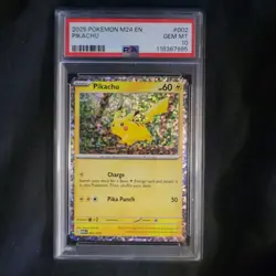 PSA 10 Pikachu 002/015 McDonald's 2024/25 Pokemon Promo Card GEM MT - Image 1