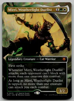 Mirri, Weatherlight Duelist (Borderless) M Special Guests 15 NM - Image 1