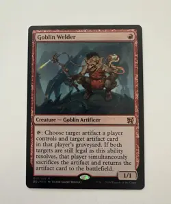 MTG Goblin Welder - Foil, Light Play, English Duel Decks: Elves vs. Inventors - Image 1