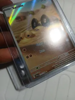 Pokemon Sandile 216/198 Scarlet And Violet Base Set Illustration Rare TCG 🔥🔥 - Image 5
