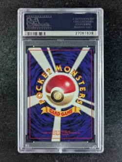 1996 Pokemon CHARIZARD 006 Base Set Holo No Rarity Symbol Rare Japanese PSA 8 - Image 2