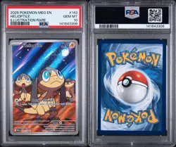 2025 POKEMON MEG EN-MEGA EVOLUTION #143 HELIOPTILE ILLUSTRATION RARE PSA 10 - Image 3
