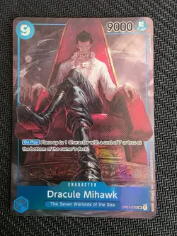 One Piece - Romance Dawn - OP01-070 Dracule Mihawk Alt Art SR English - Image 1