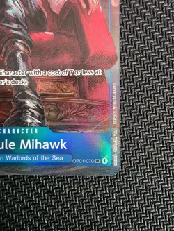 One Piece - Romance Dawn - OP01-070 Dracule Mihawk Alt Art SR English - Image 2