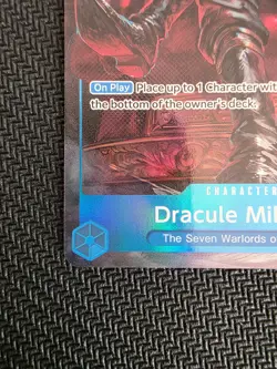 One Piece - Romance Dawn - OP01-070 Dracule Mihawk Alt Art SR English - Image 5