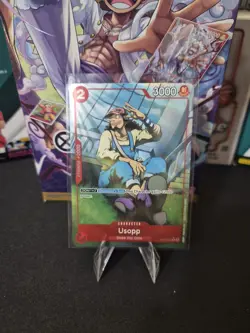 AGS 10 GEM-MT Usopp ST21-002 One Piece CCG Starter Deck Ex Gear 5 - Image 1