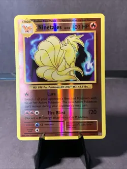 Pokemon TCG XY Evolutions Ninetales #15/108 Reverse Holo Rare 2016 NM - Image 1