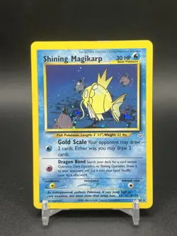 Pokemon TCG Shining Magikarp 66/64 Neo Revelation Holo Secret Rare MP/HP - Image 1