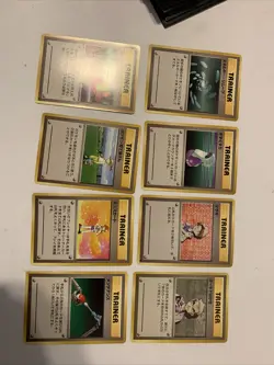 Eight Japanese ￼Pokemon Cards Pocket Monsters Trainers Lot 3 DR3 - Image 1