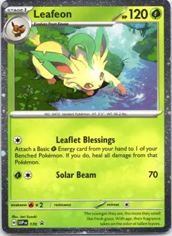 Leafeon - (Cosmos Holo) Promo SV: Scarlet & Violet Promo Cards 170 NM - Image 1