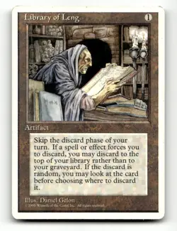 Library of Leng Fourth Edition #351 Magic the Gathering - Image 1