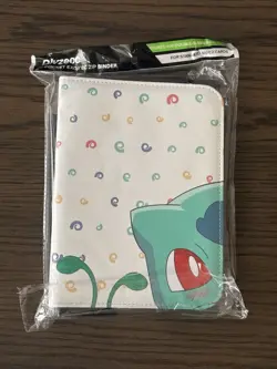 Pokemon Bulbasaur Divzecc Pocket Exo-Tec Zip Card Binder 50 4-Pocket Pages New - Image 1