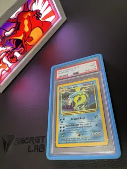 1999-2000 UK 4th Print Pokemon Gyarados Holo Rare 6/102 PSA 9 Mint - Image 1