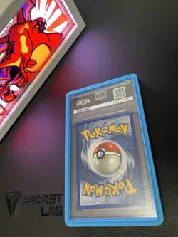 1999-2000 UK 4th Print Pokemon Gyarados Holo Rare 6/102 PSA 9 Mint - Image 2
