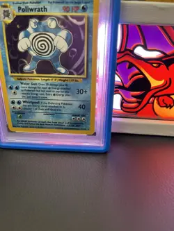 1999-2000 UK 4th Print Pokemon Poliwrath Holo Rare 13/102 PSA 9 Mint - Image 3