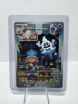 Pokemon TCG Vanillish Paradox Rift 190/182 Holo Illustration Rare Card - Image 1