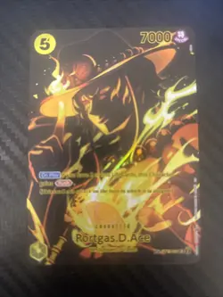 Portgas D. Ace Legacy of the Master One Piece Card SR/SP OP12 ST13-011 - Image 1